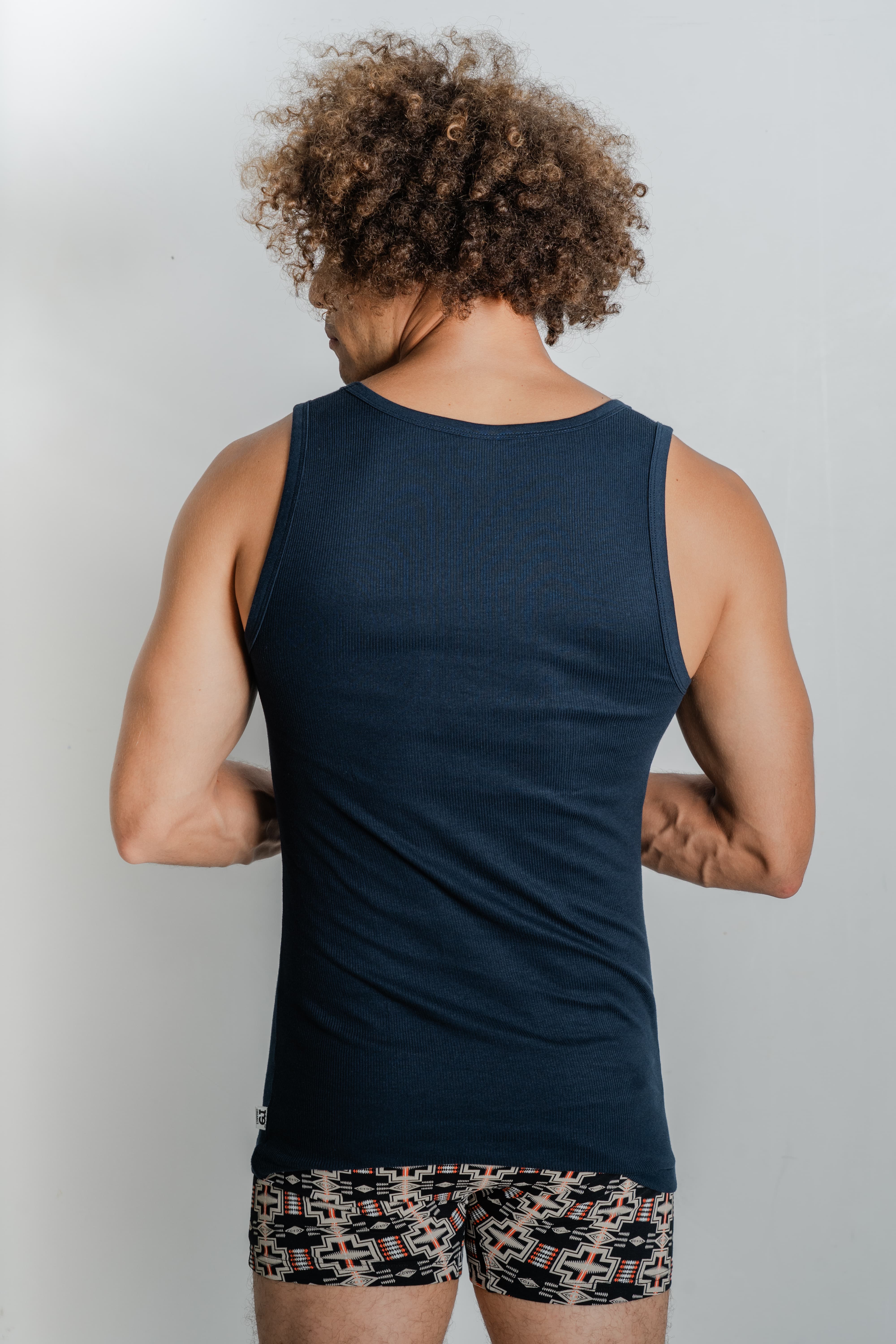 Men's Singlet | Navy - Image 7